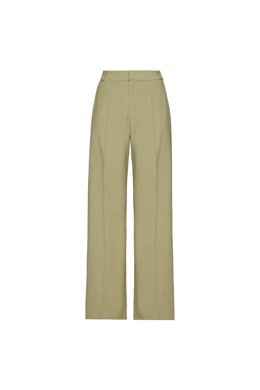 CALÇA ALFAIATARIA PERNA RETA FRISO FRONTAL PATOU HEAVY VERDE MENTA TIG