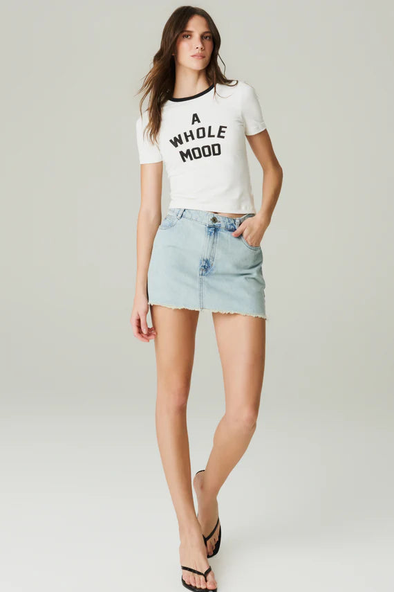 MINI SAIA JEANS CLARO HOODMOOD