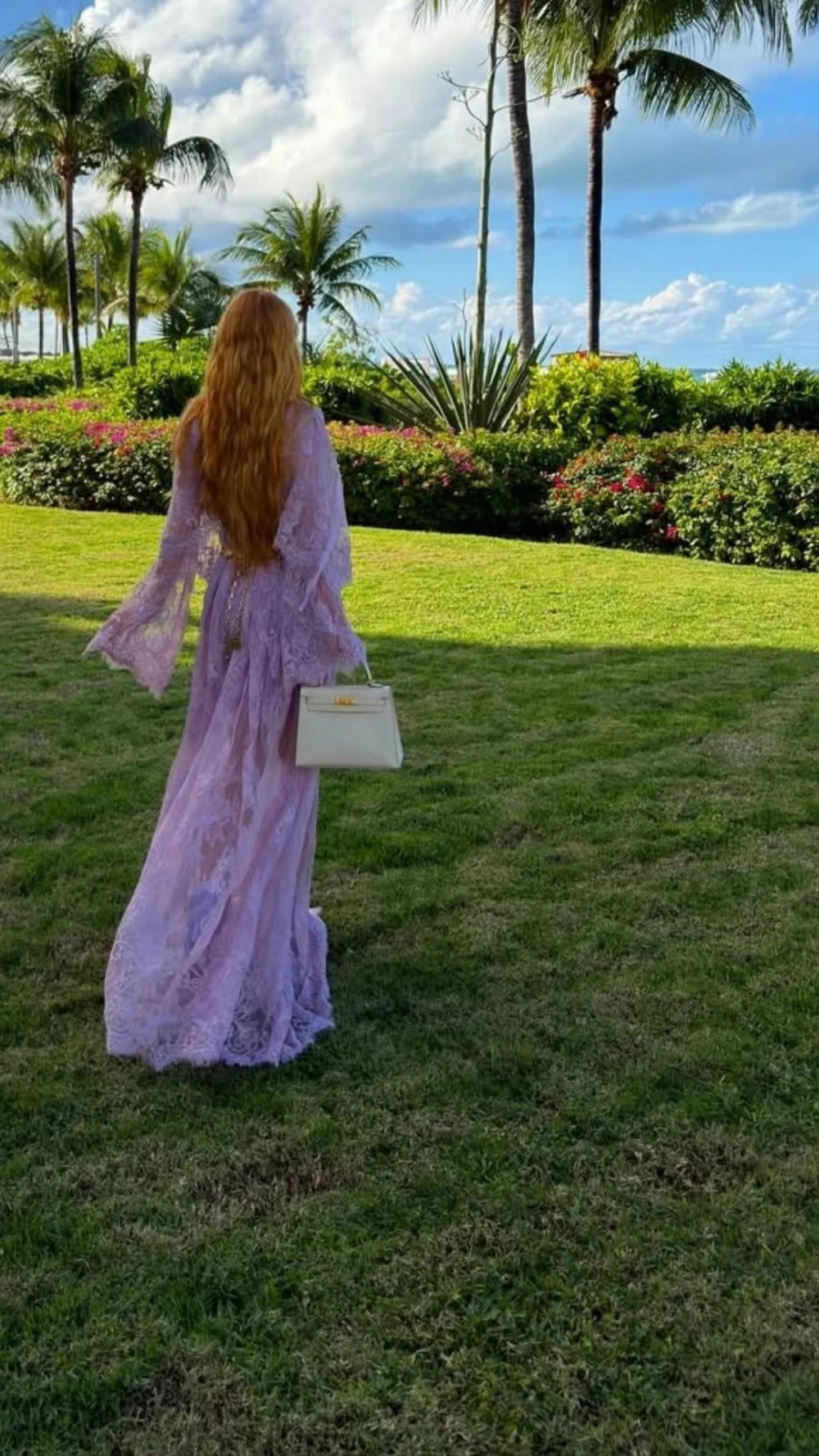 VESTIDO LONGO ENLEVO LILAS GINGER