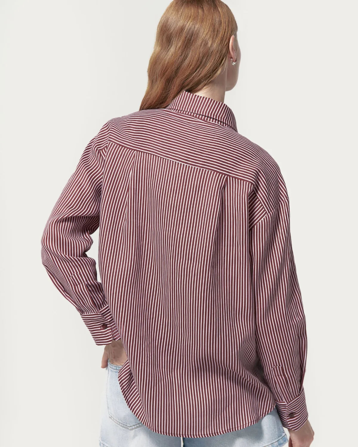 Camisa Linho Fresh Linen Cherry Stripes Camys