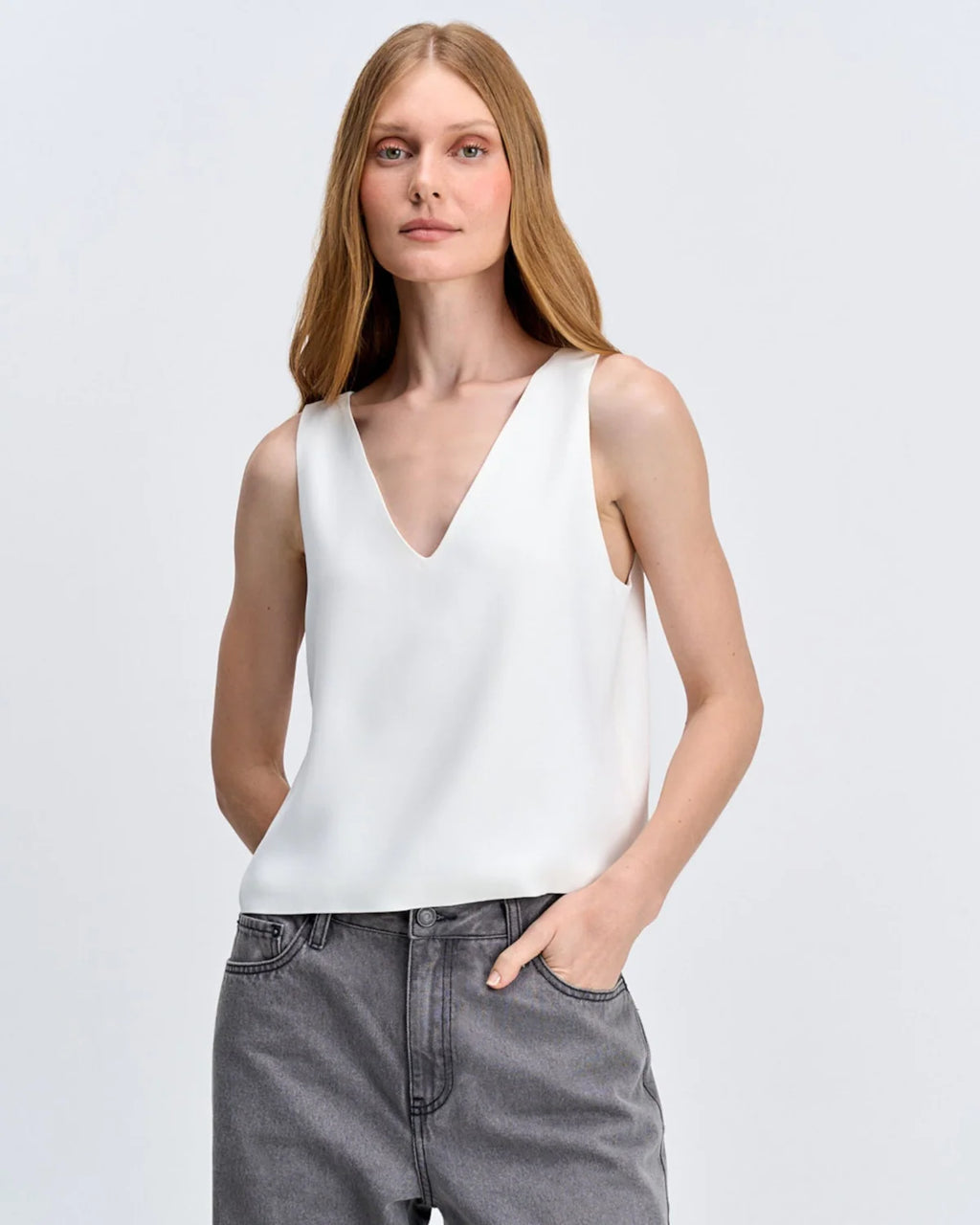 Regata Duo Alfaiataria Crepe Patou Off White CAMYS