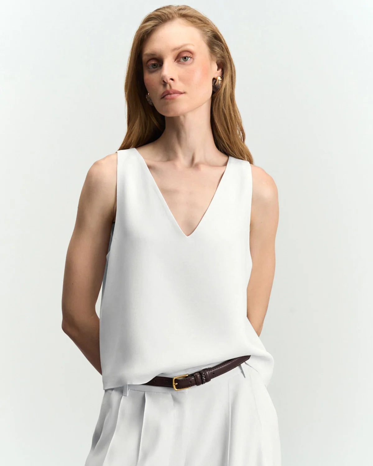 Regata Duo Alfaiataria Crepe Patou Off White CAMYS