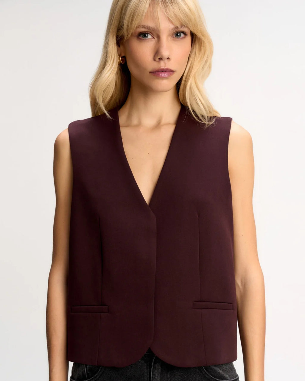 Blusa Alfaiataria Amazing Marrom Avelã CAMYS