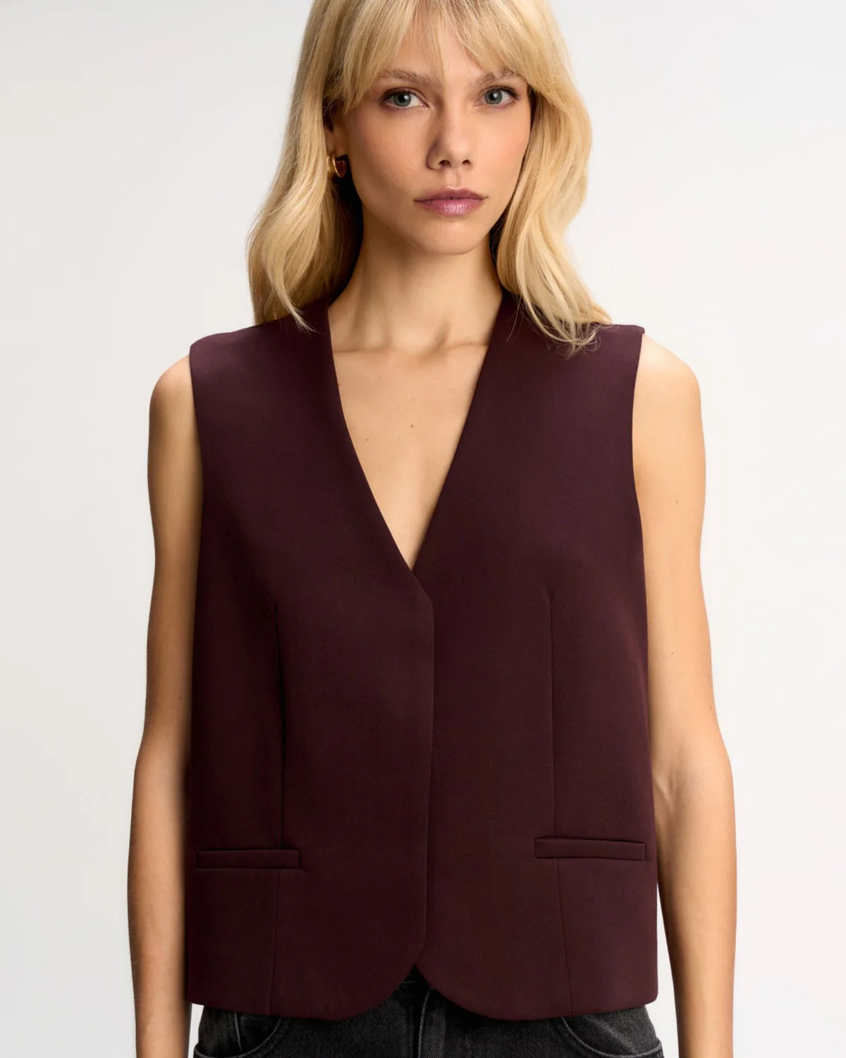 Blusa Alfaiataria Amazing Marrom Avelã CAMYS