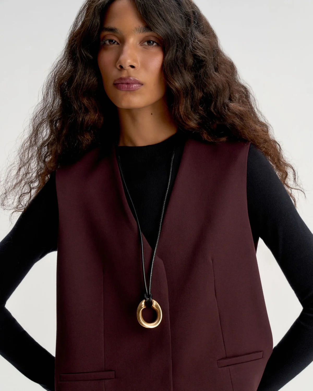 Blusa Alfaiataria Amazing Marrom Avelã CAMYS