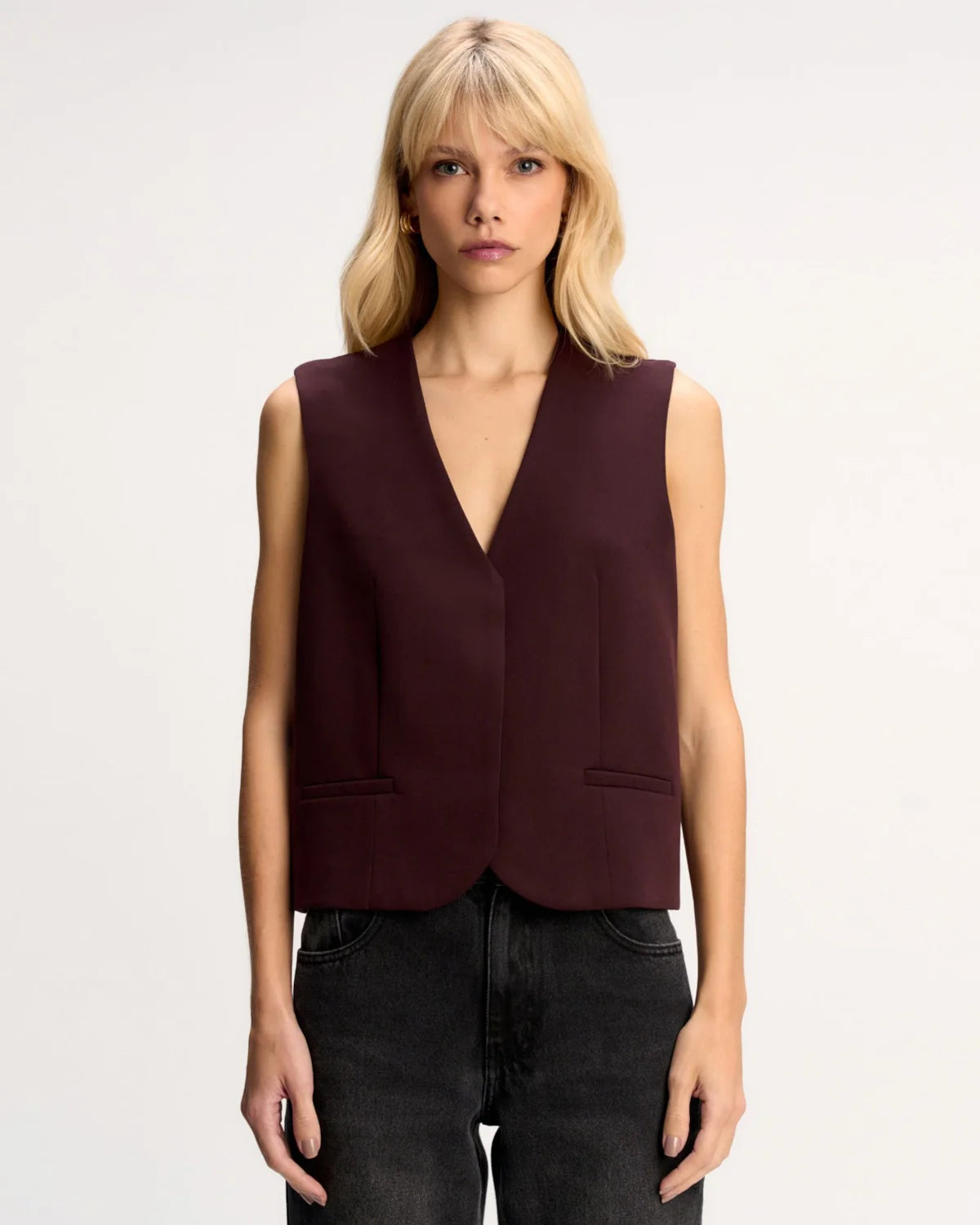 Blusa Alfaiataria Amazing Marrom Avelã CAMYS