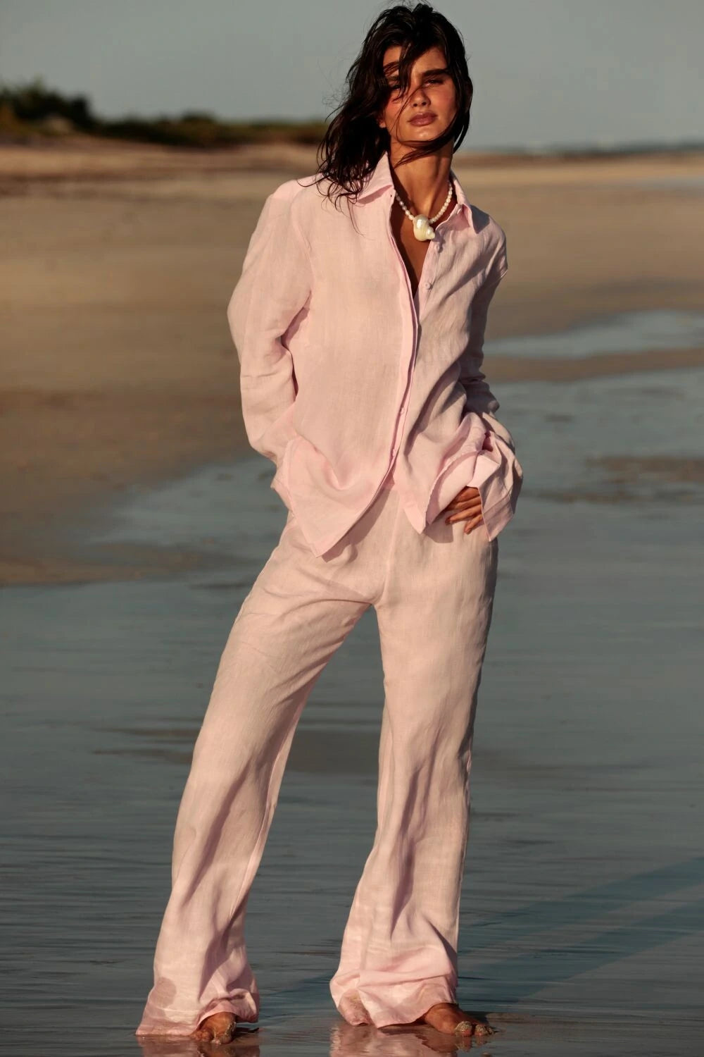 Camisa Amalfi Rosa GAPAZ