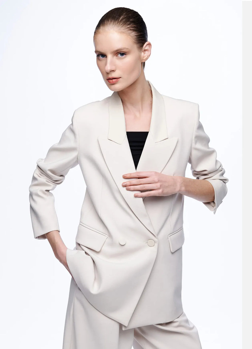 Blazer Madison Off White Carol Bassi