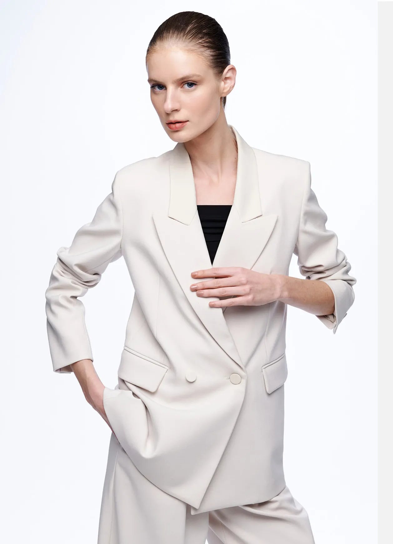 Blazer Madison Off White Carol Bassi