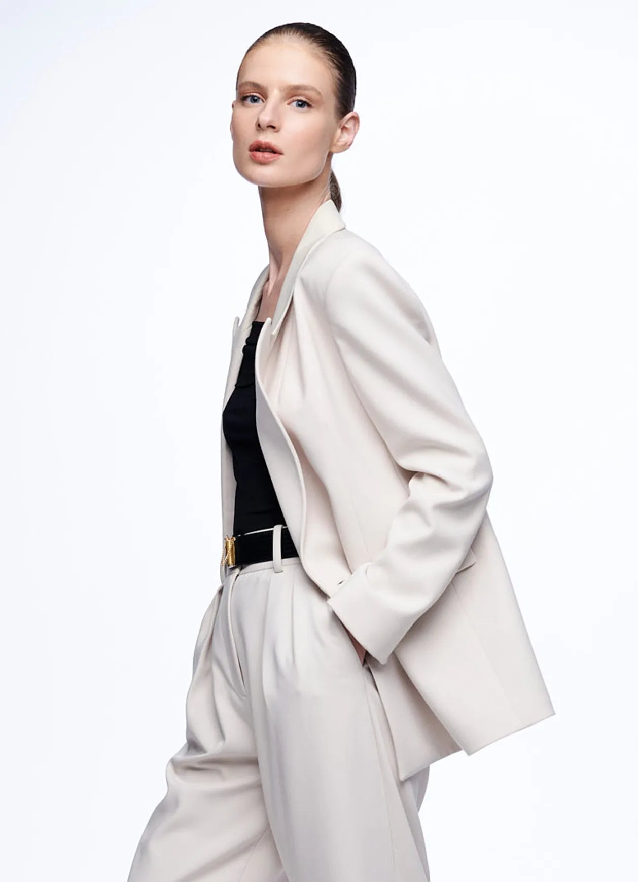Blazer Madison Off White Carol Bassi