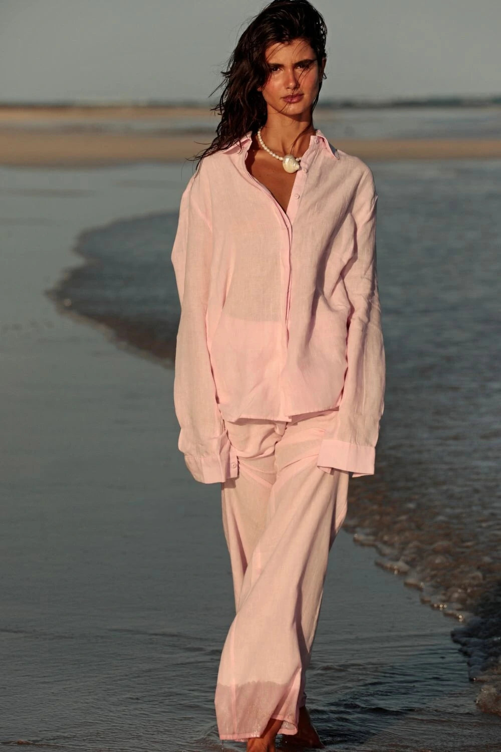 Camisa Amalfi Rosa GAPAZ