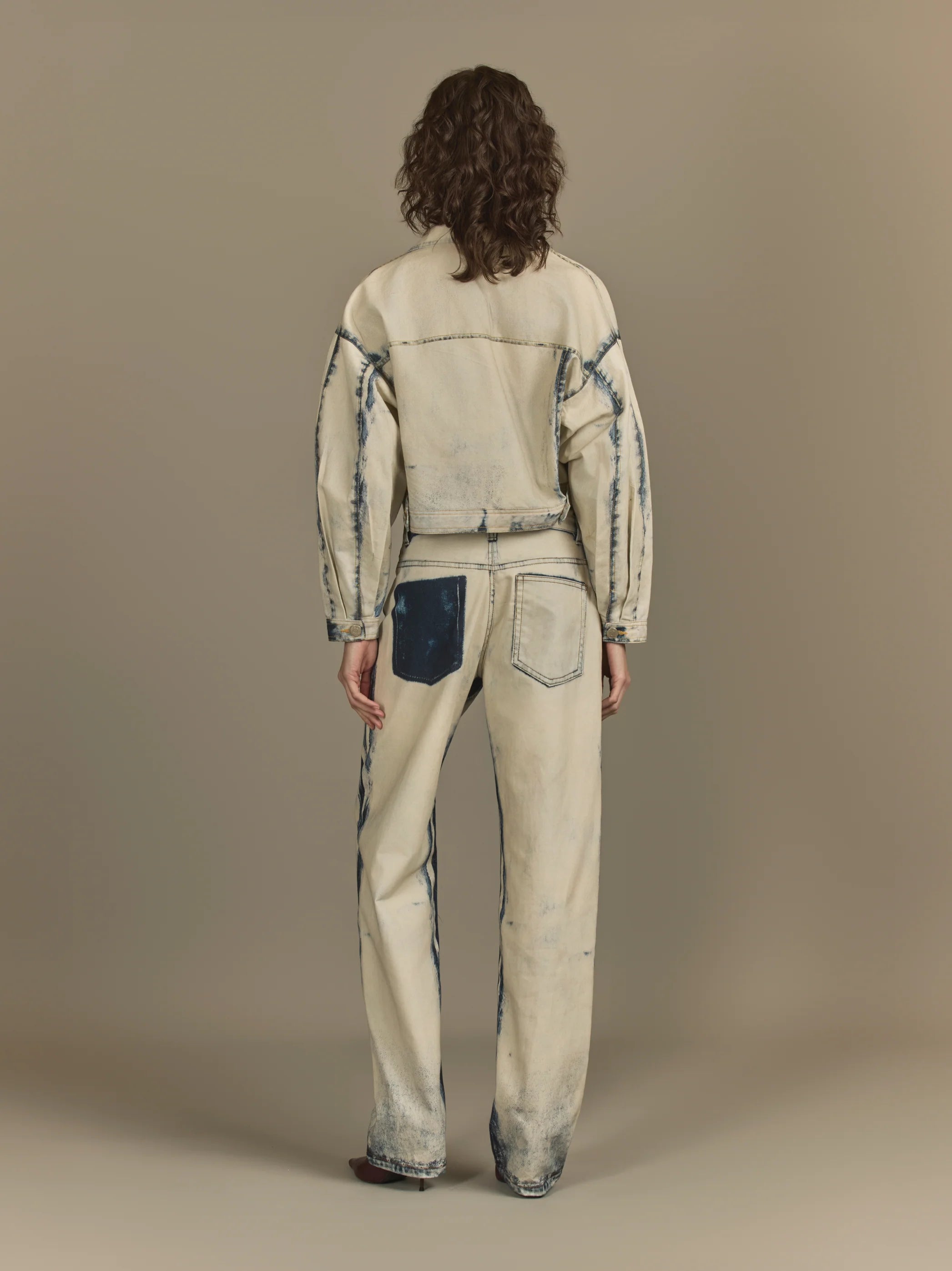 CALÇA RETA PANTERA WASHED BLUE YUKIO