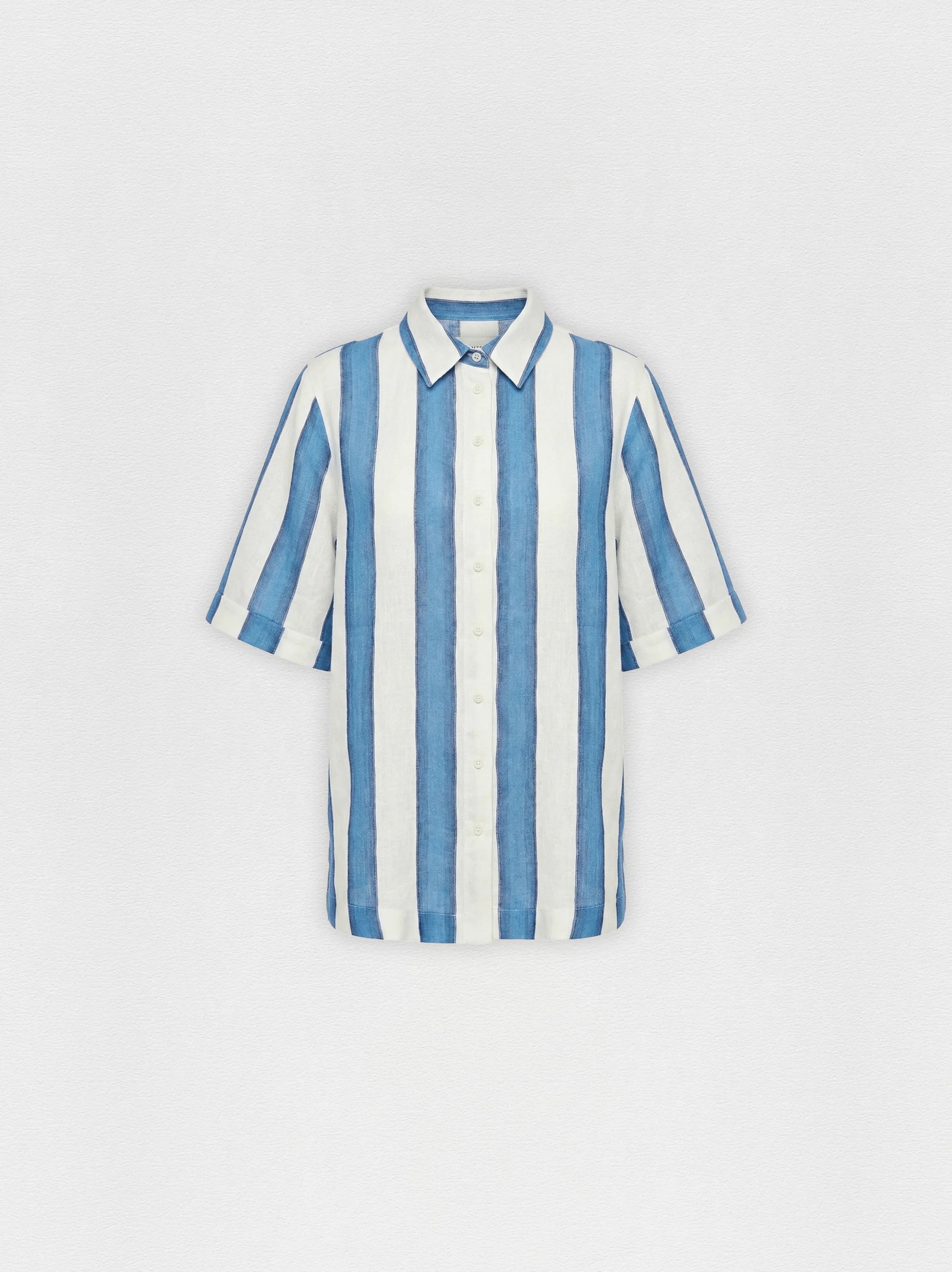 CAMISA LINHO LISTRAS DOMINUS YUKIO