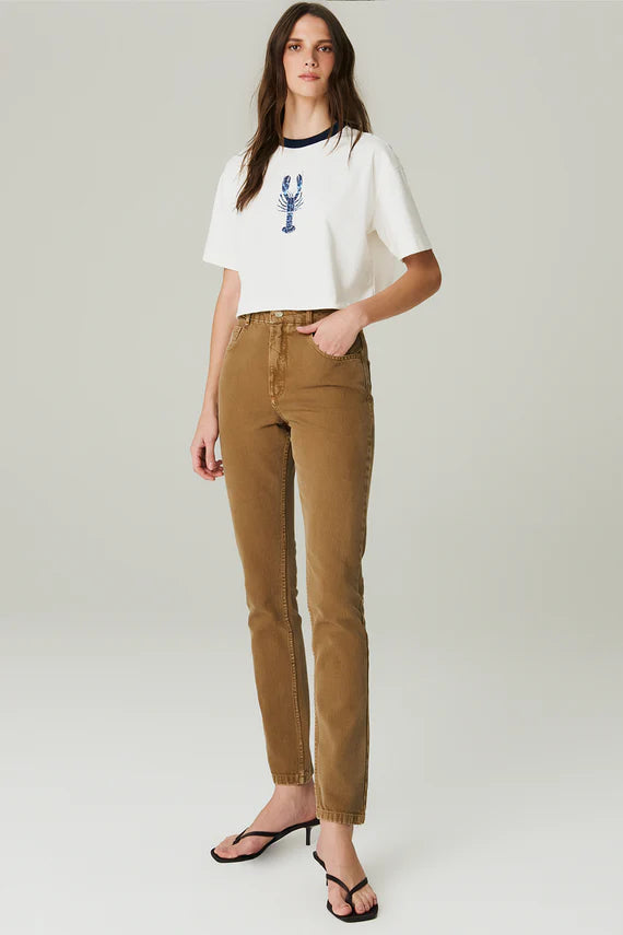 T-SHIRT MALHA LAGOSTA OFF WHITE HOODMOOD