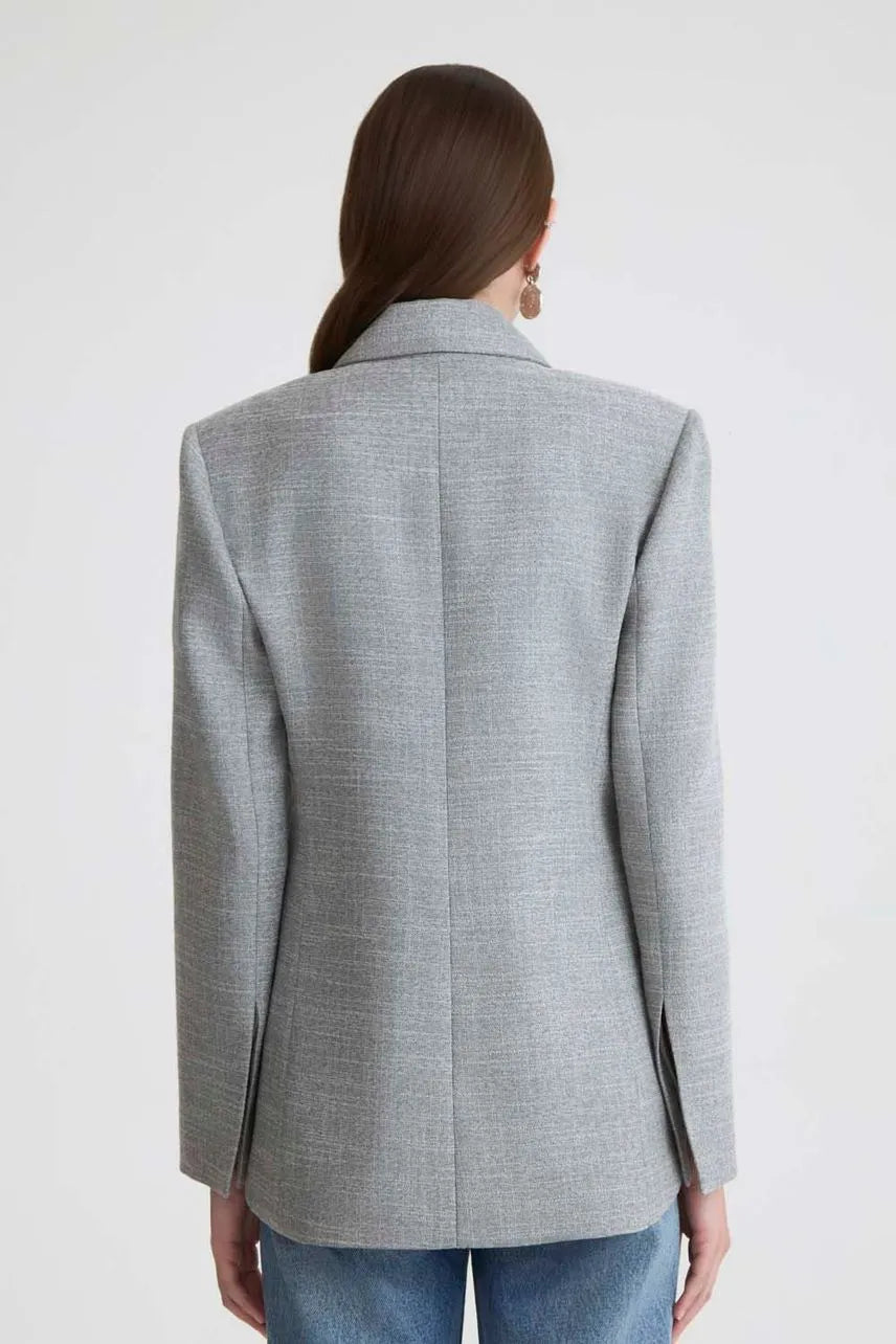 Blazer Betina - Cinza Bridge NV