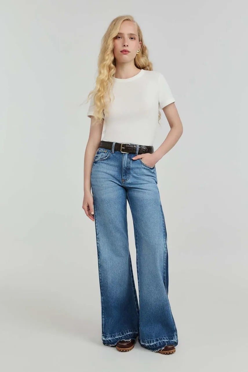 Calça Jeans Liza NV - Jeans Médio Escuro