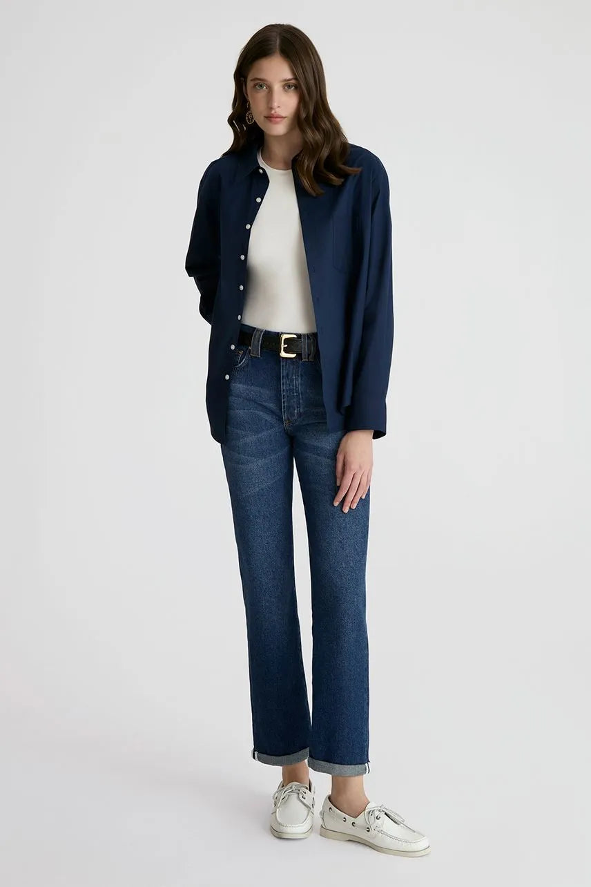 Calça Jeans Lina NV - Jeans Escuro