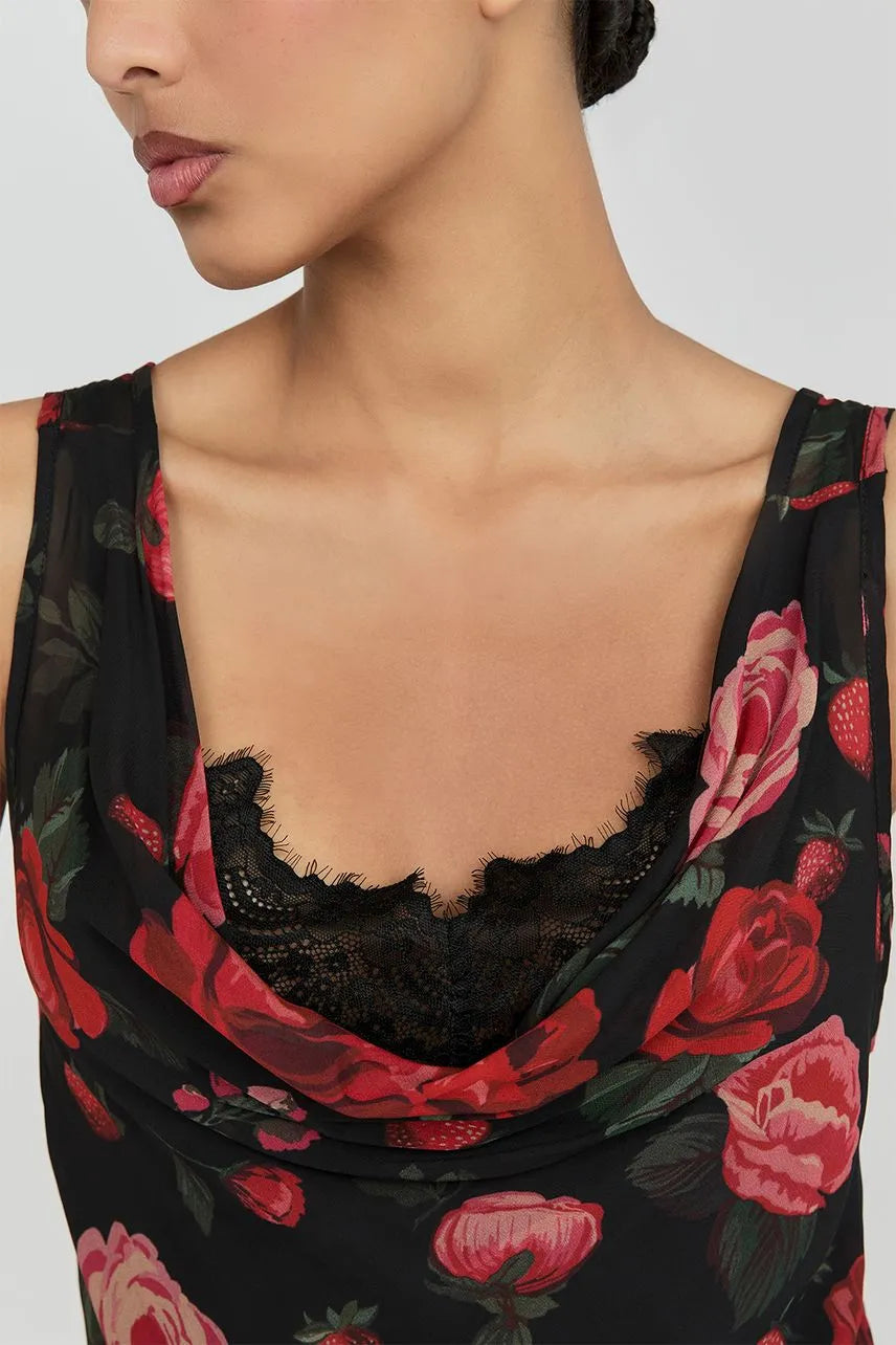 Vestido Longo Débora - Est Rose Preto NV