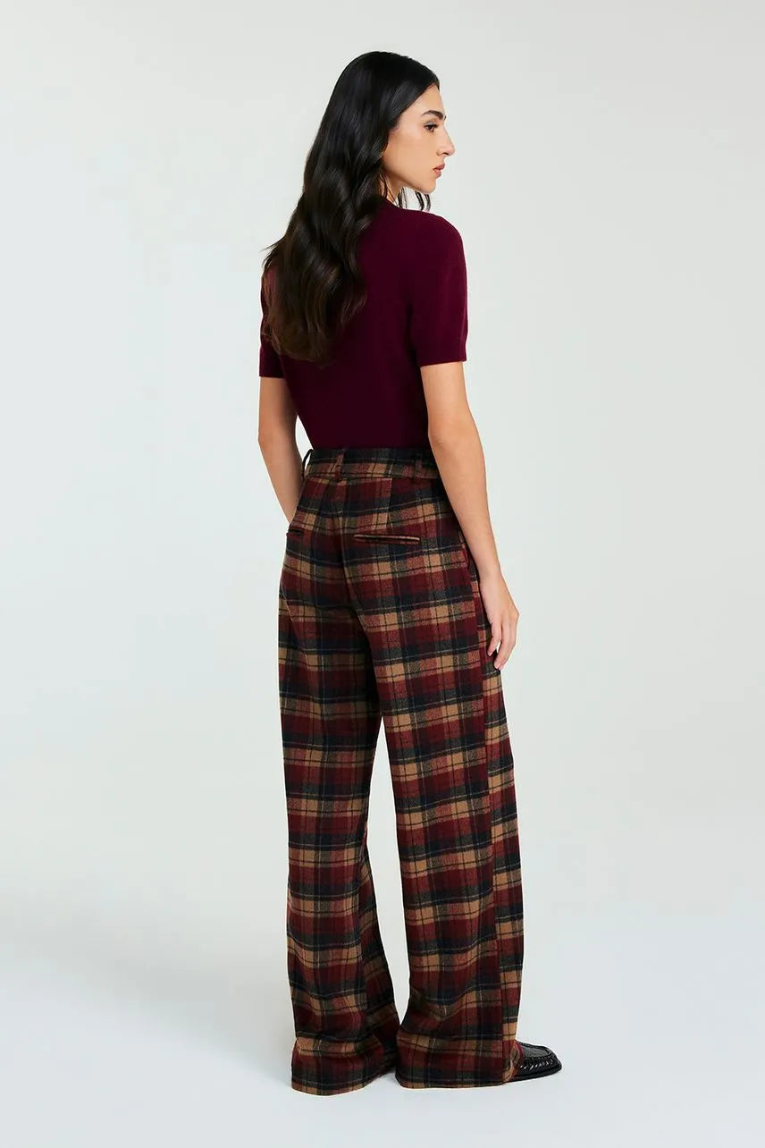 Calça Caetana - Xadrez Multicolor NV