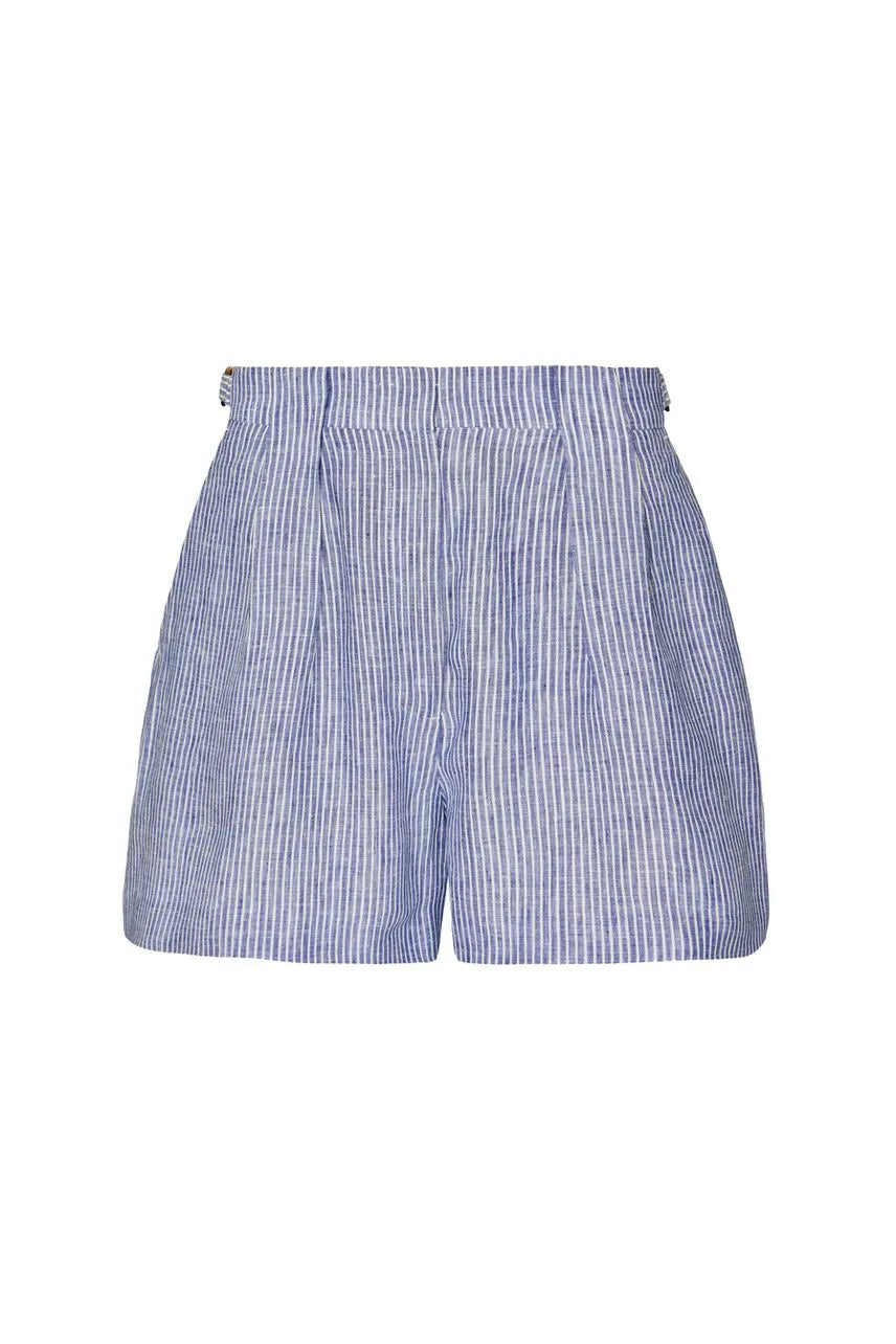 Short Gigi - Azul Denim/ Off White