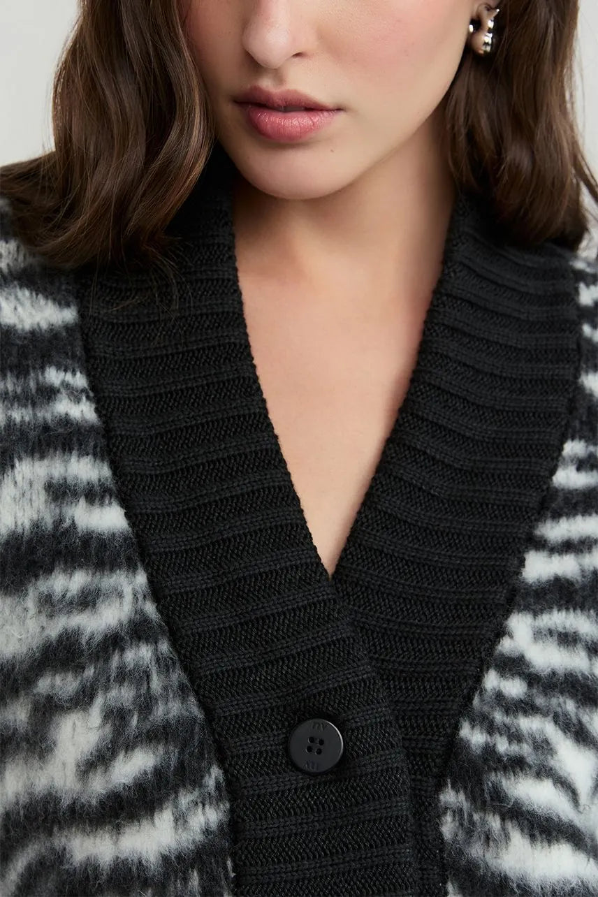 Casaco Tricot Luciana - Est Zebra NV