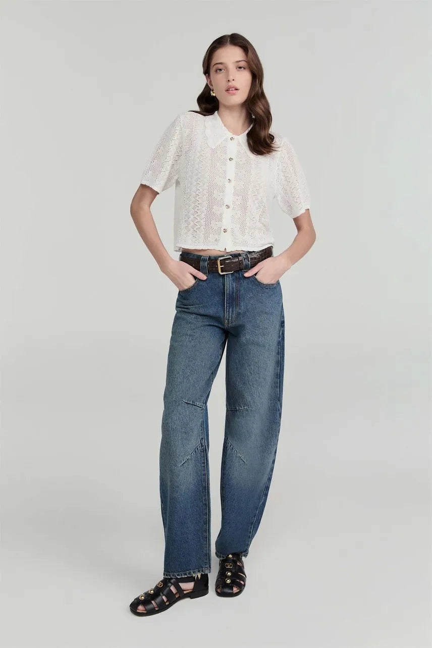 Camisa Tricot Jolie - Off White NV