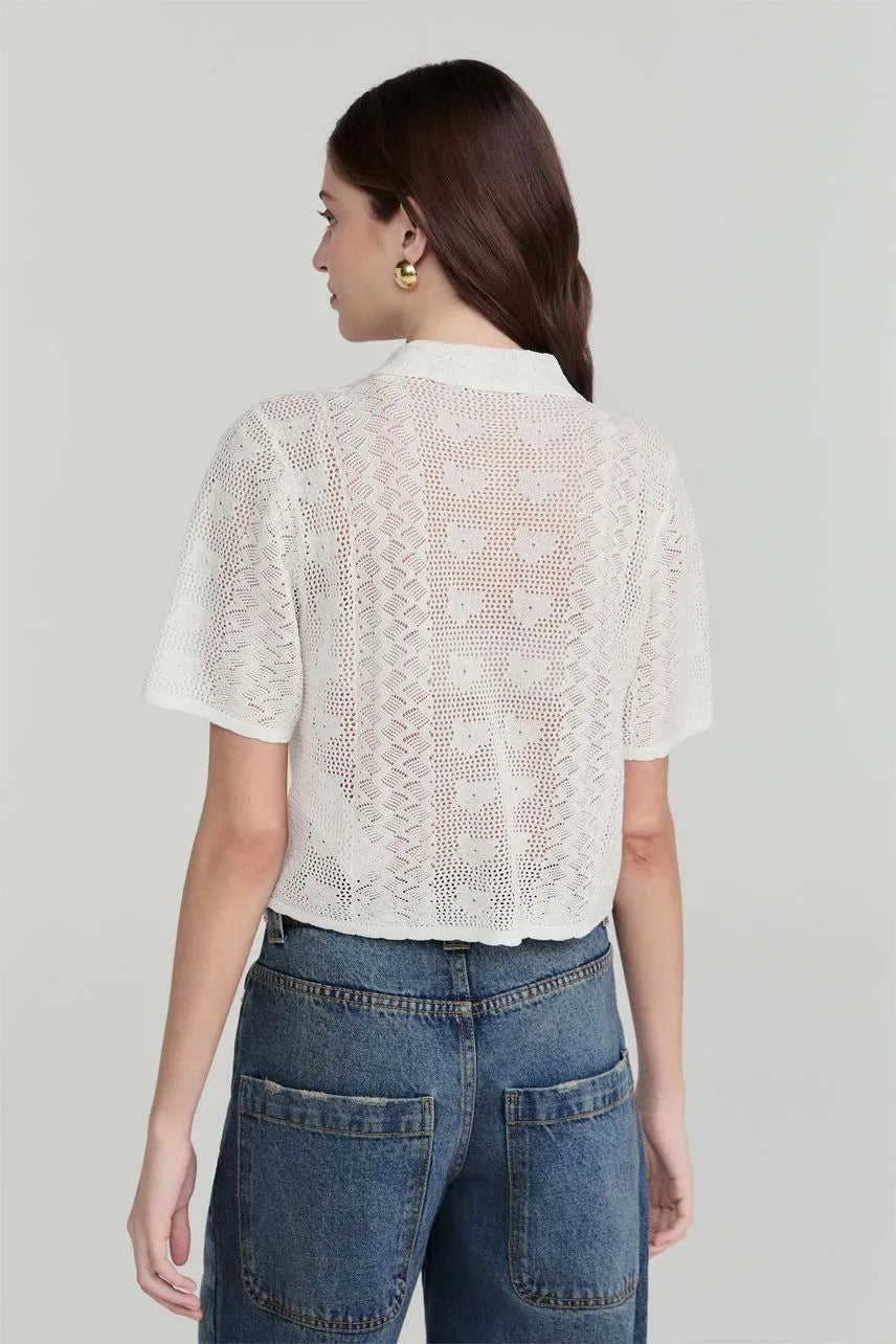 Camisa Tricot Jolie - Off White NV