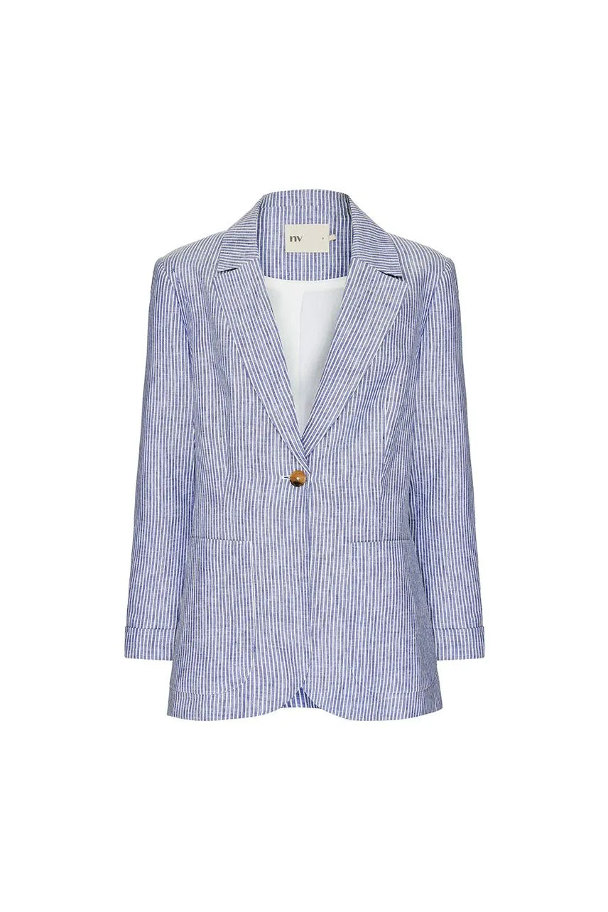 Blazer Gigi - Azul Denim/ Off White