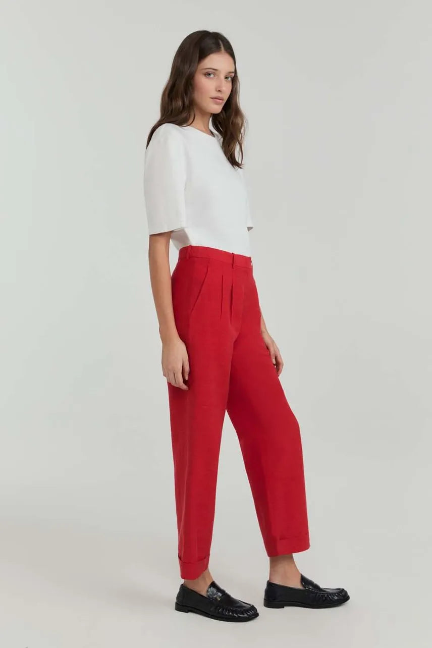 Calça Clarissa - Vermelho Salsa NV