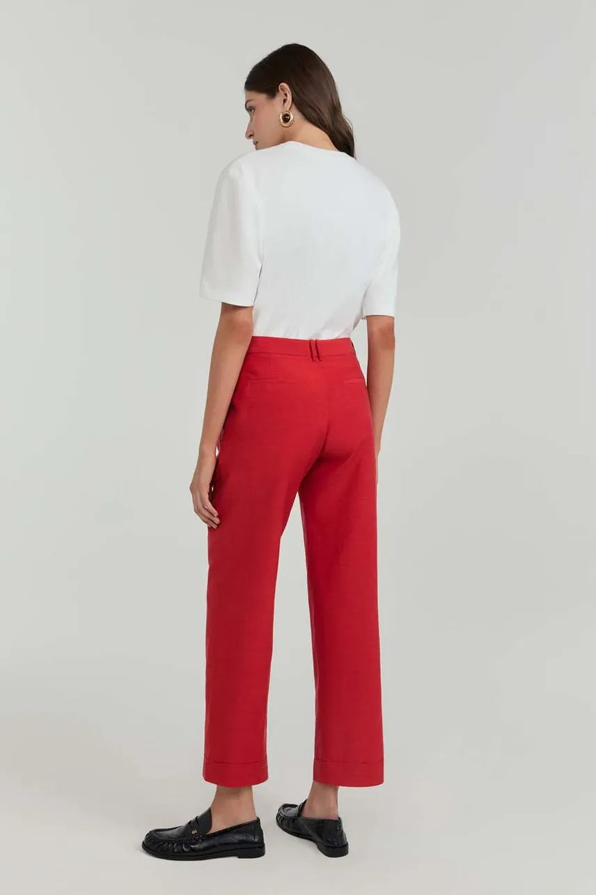 Calça Clarissa - Vermelho Salsa NV
