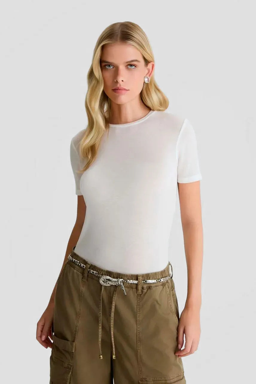 Blusa Manga Curta Melina - Off White NV