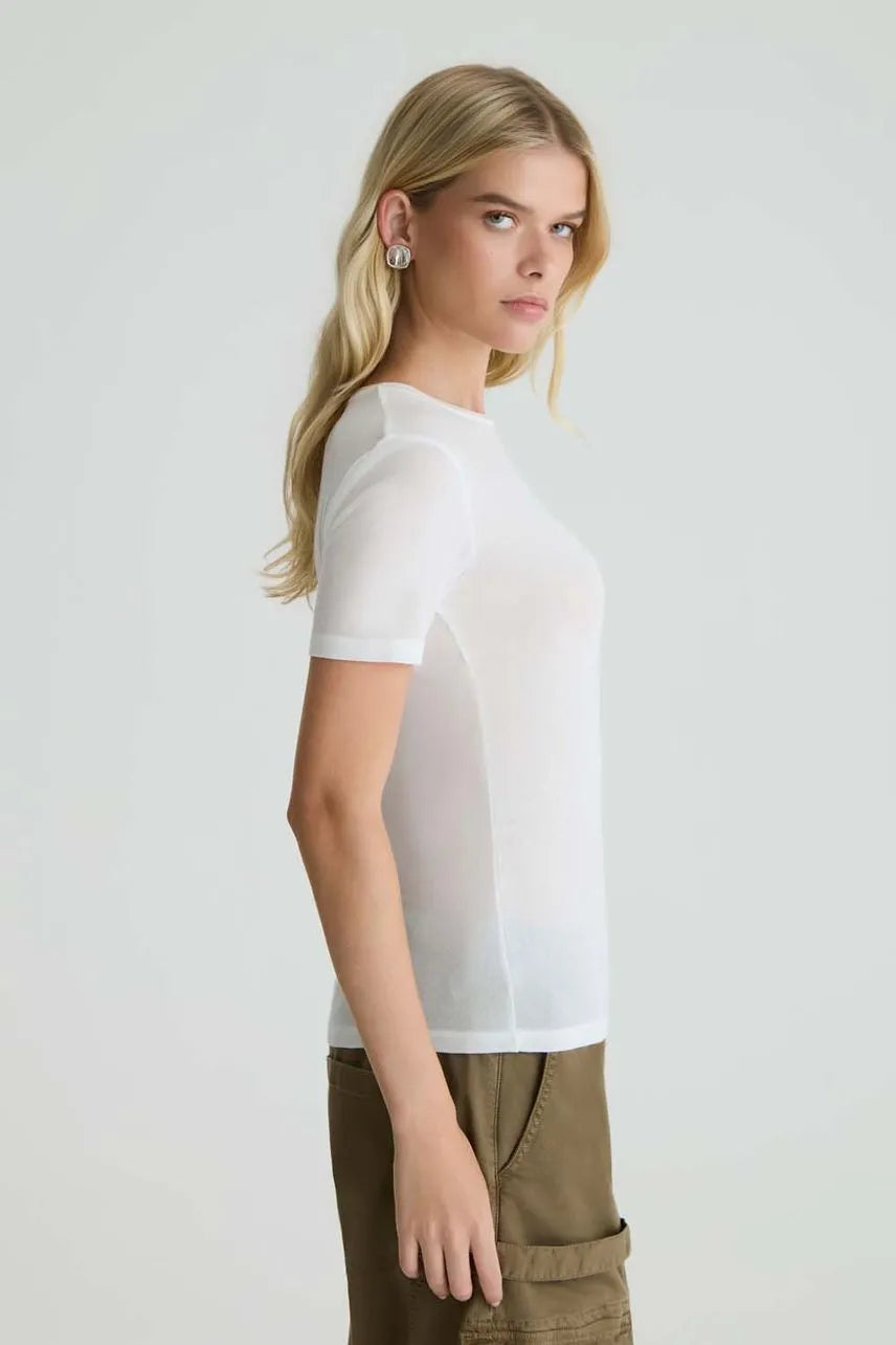 Blusa Manga Curta Melina - Off White NV
