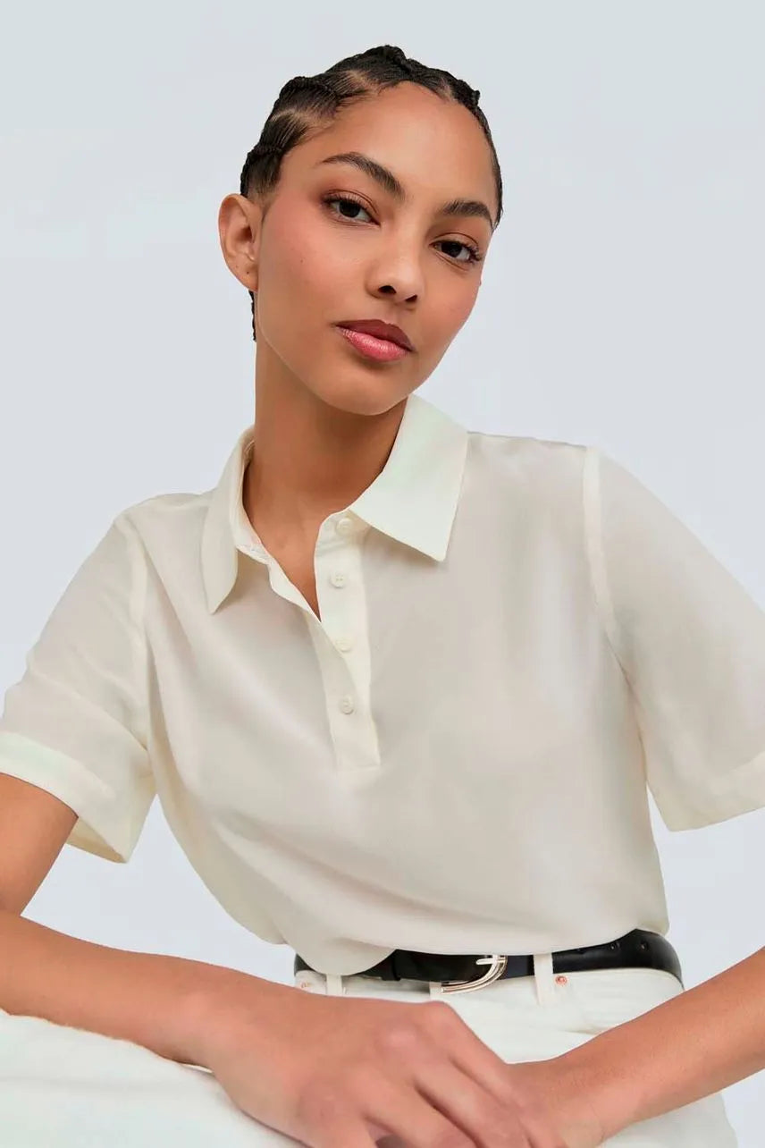 Blusa Polo Seda Ayana NV