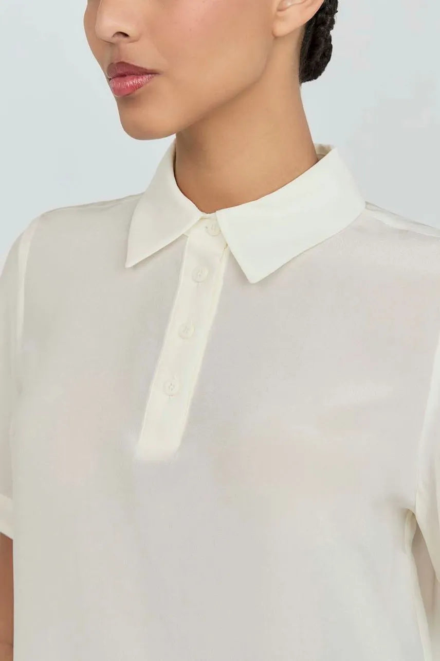 Blusa Polo Seda Ayana NV