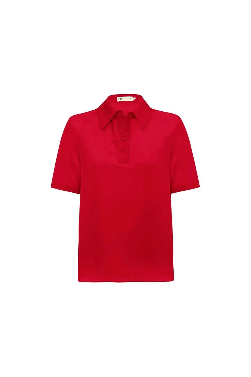 Blusa Polo Seda Ayana NV