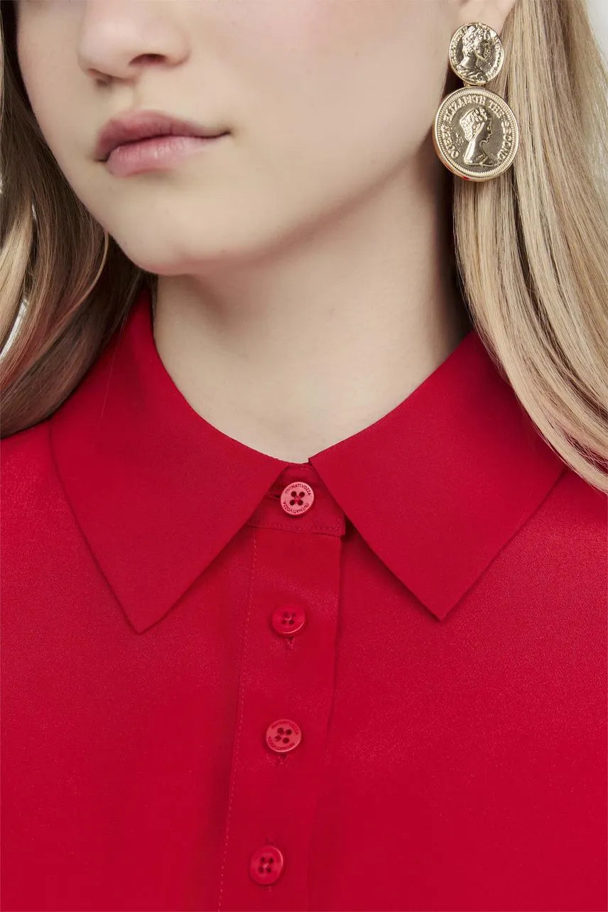 Blusa Polo Seda Ayana NV