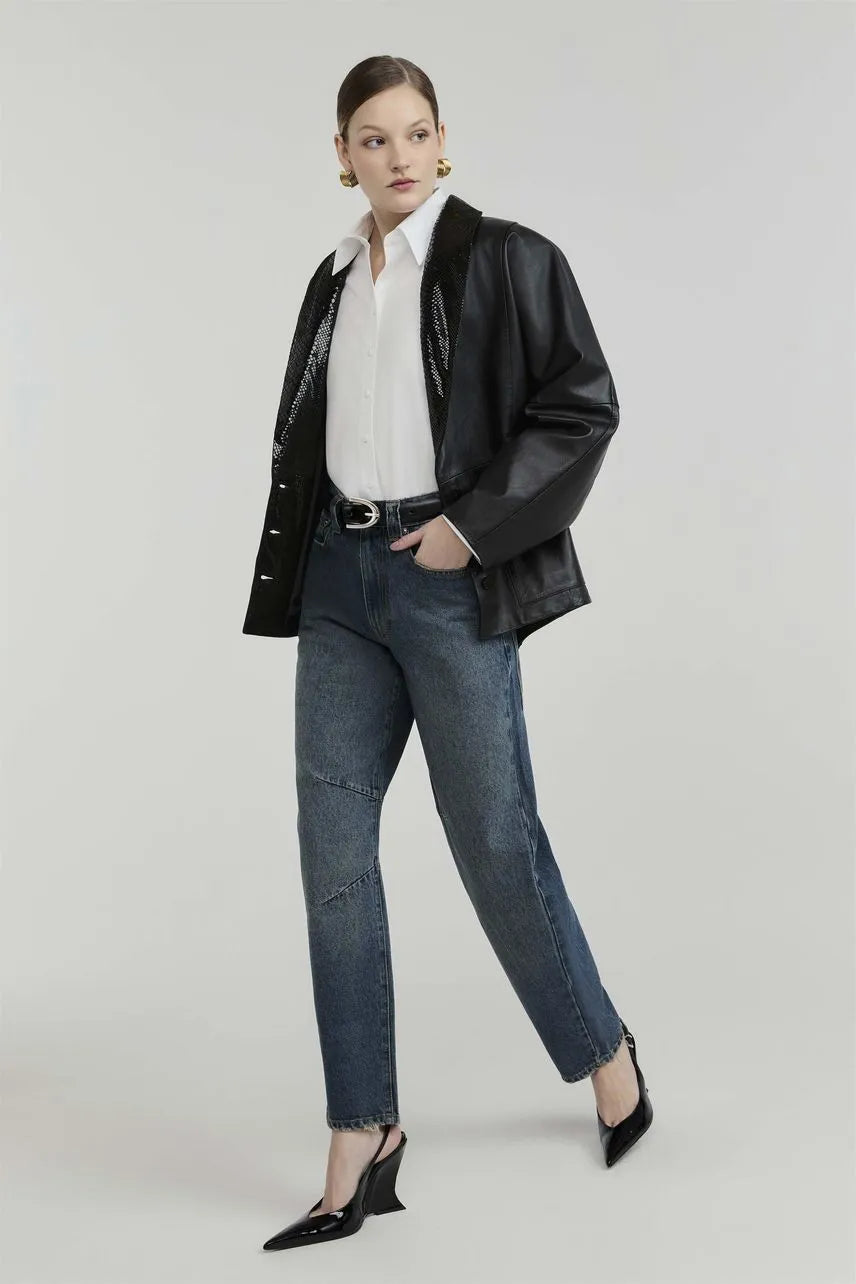 Calça Jeans Andy NV - Jeans Escuro Vintage