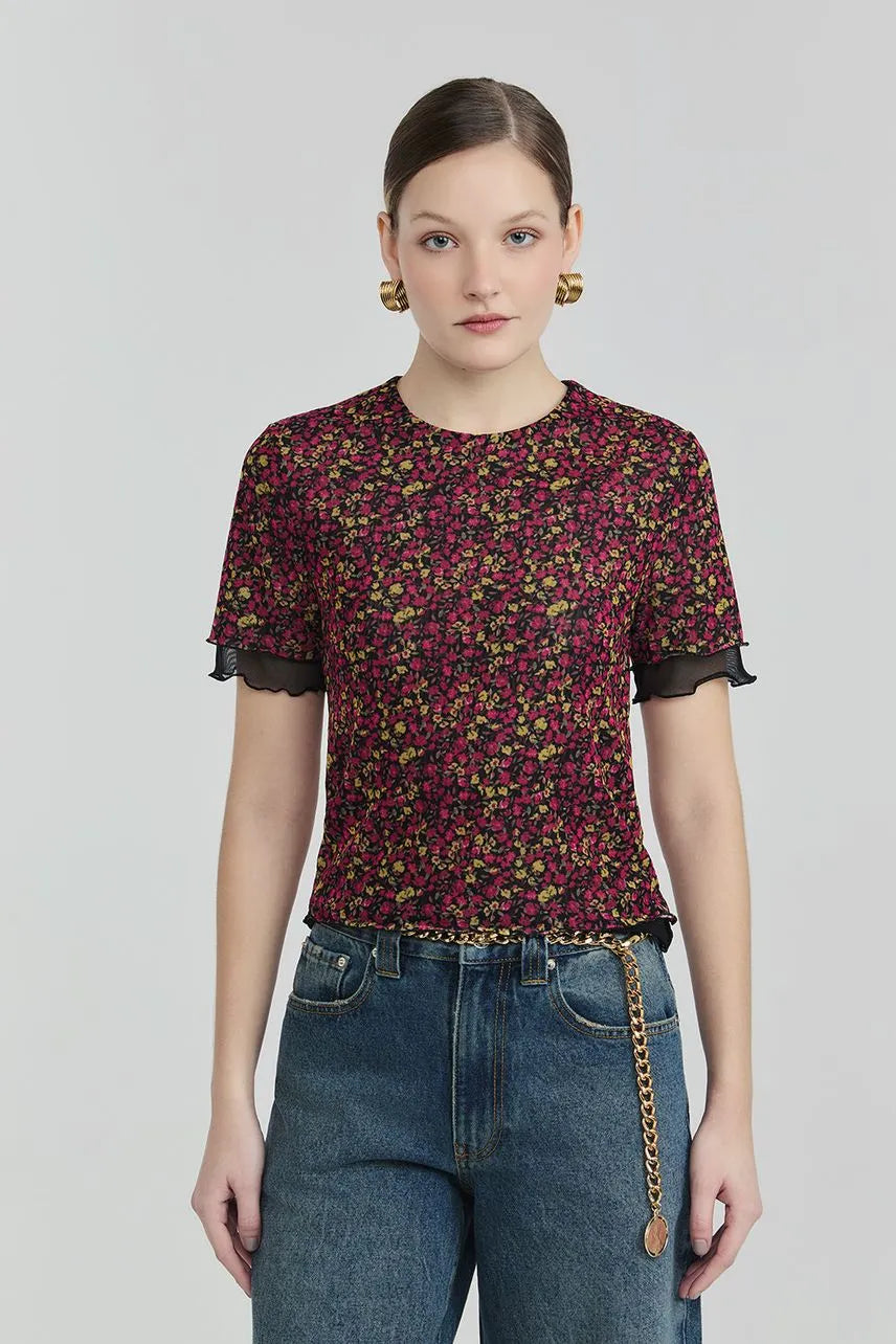 Blusa Manga Curta Leticia NV