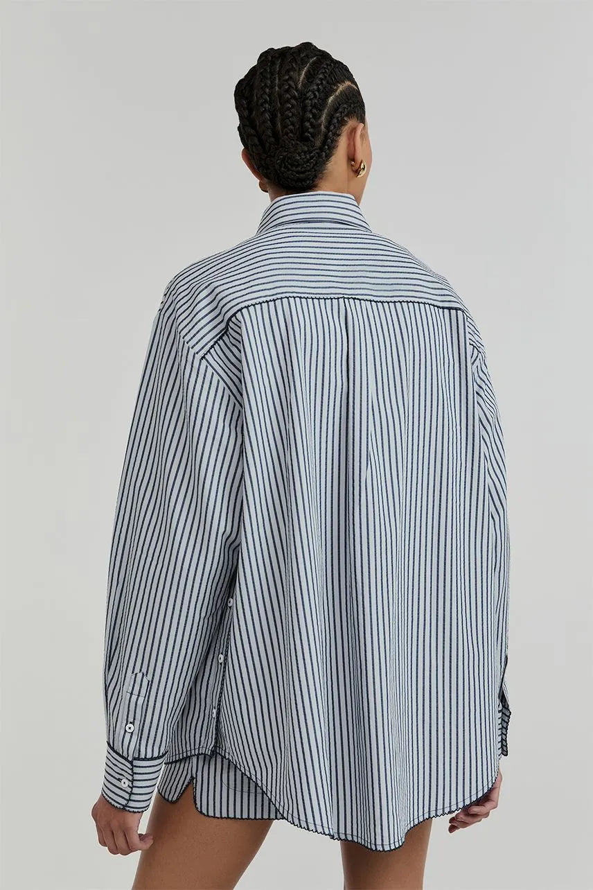 Camisa Manga Longa Lucy - Azul Denim