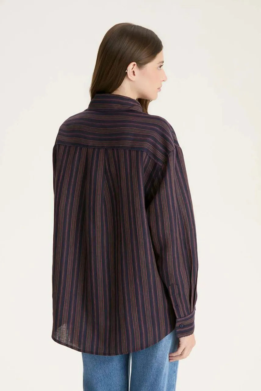 Camisa Manga Longa Ilka - Multicolors NV