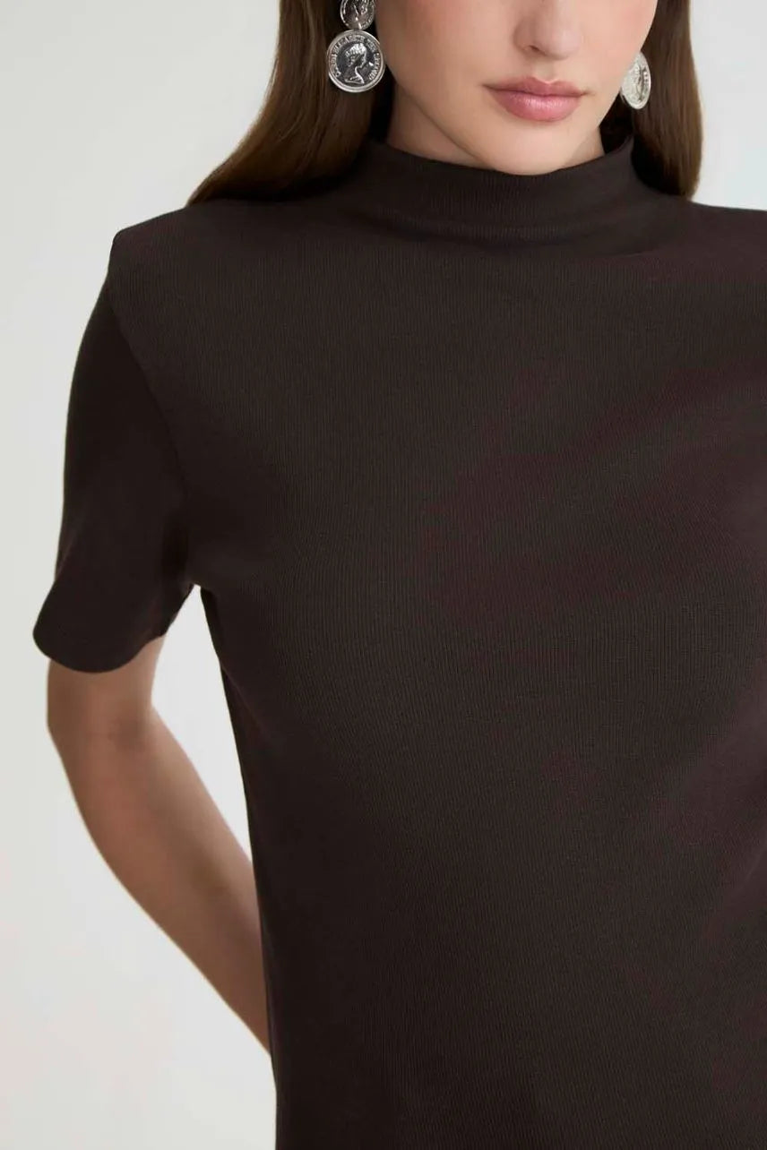 Blusa Liza NV - Marrom Espresso