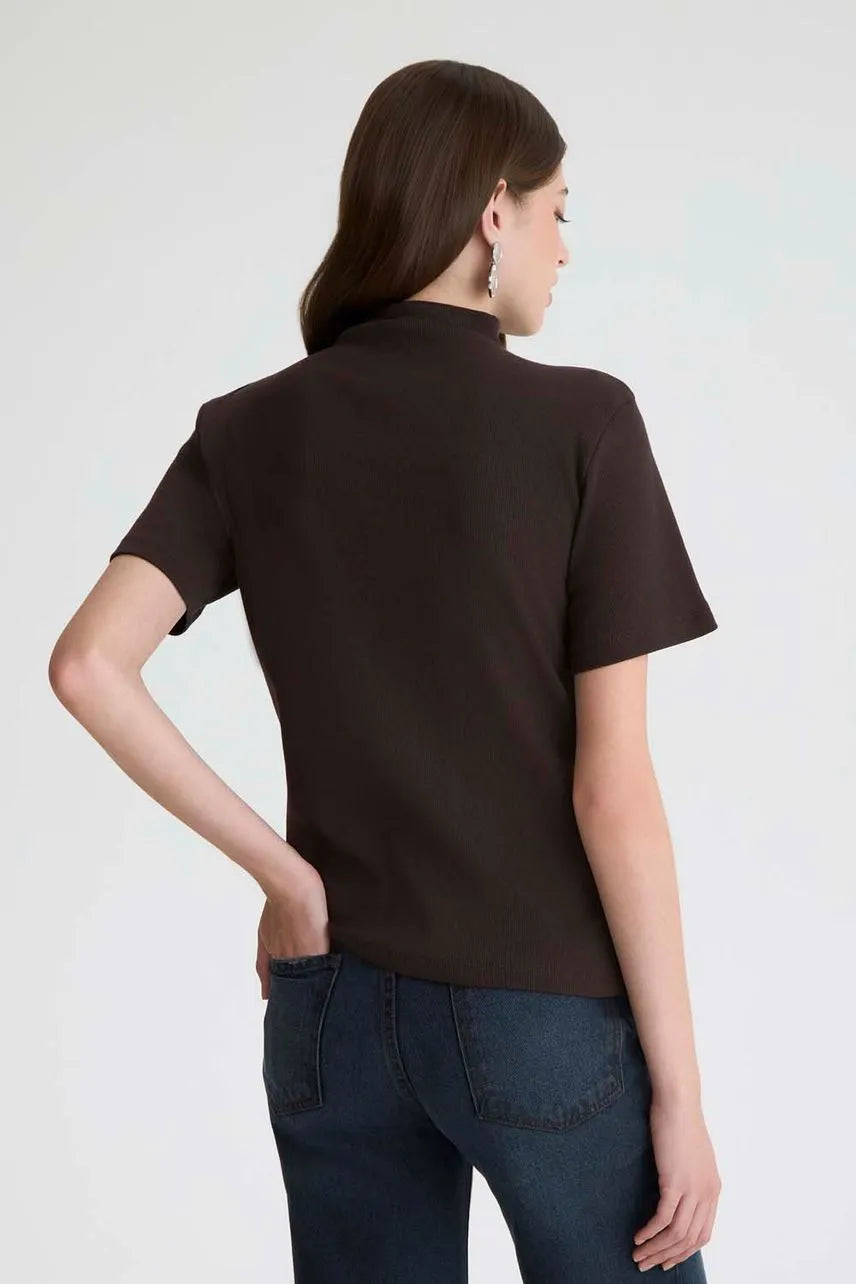 Blusa Liza NV - Marrom Espresso