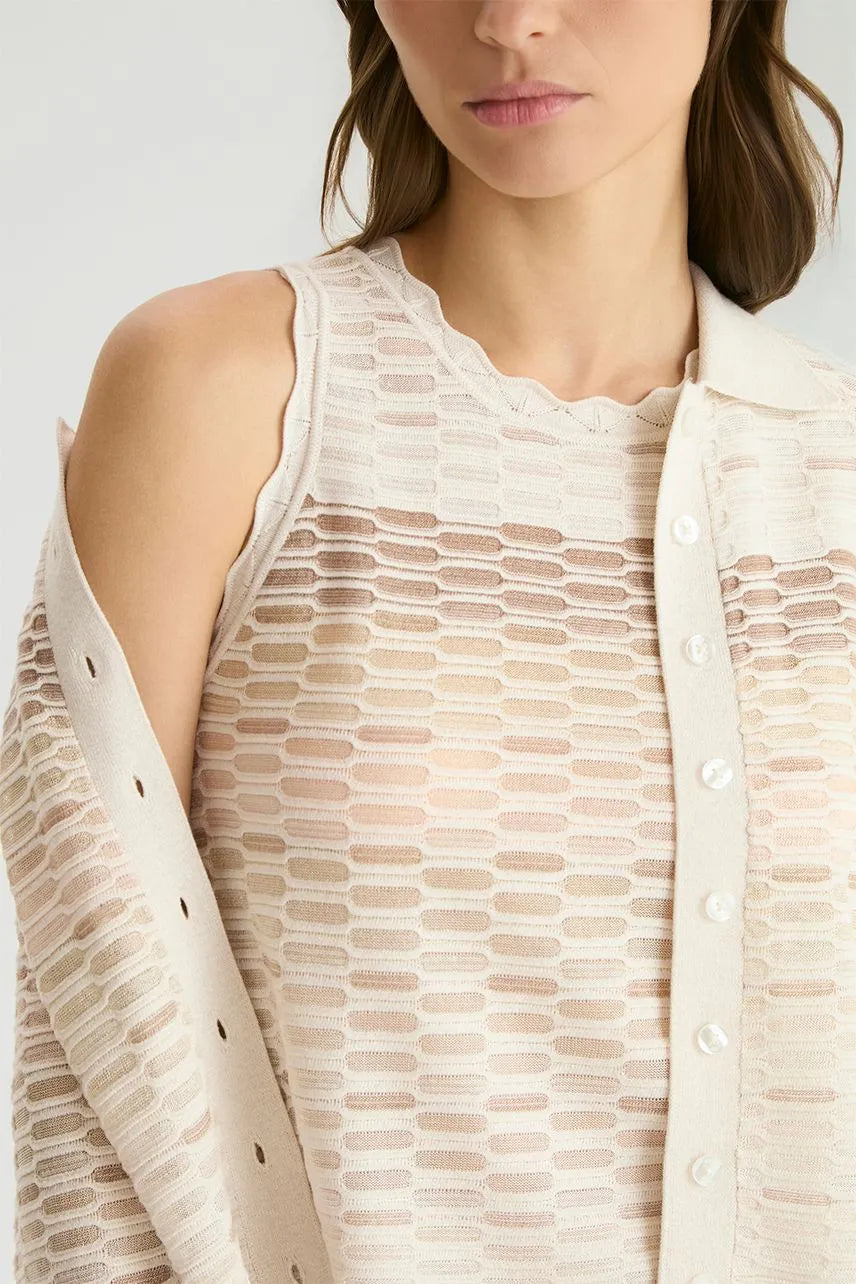 Twin Set Tricot Geovana - Bege Dust NV