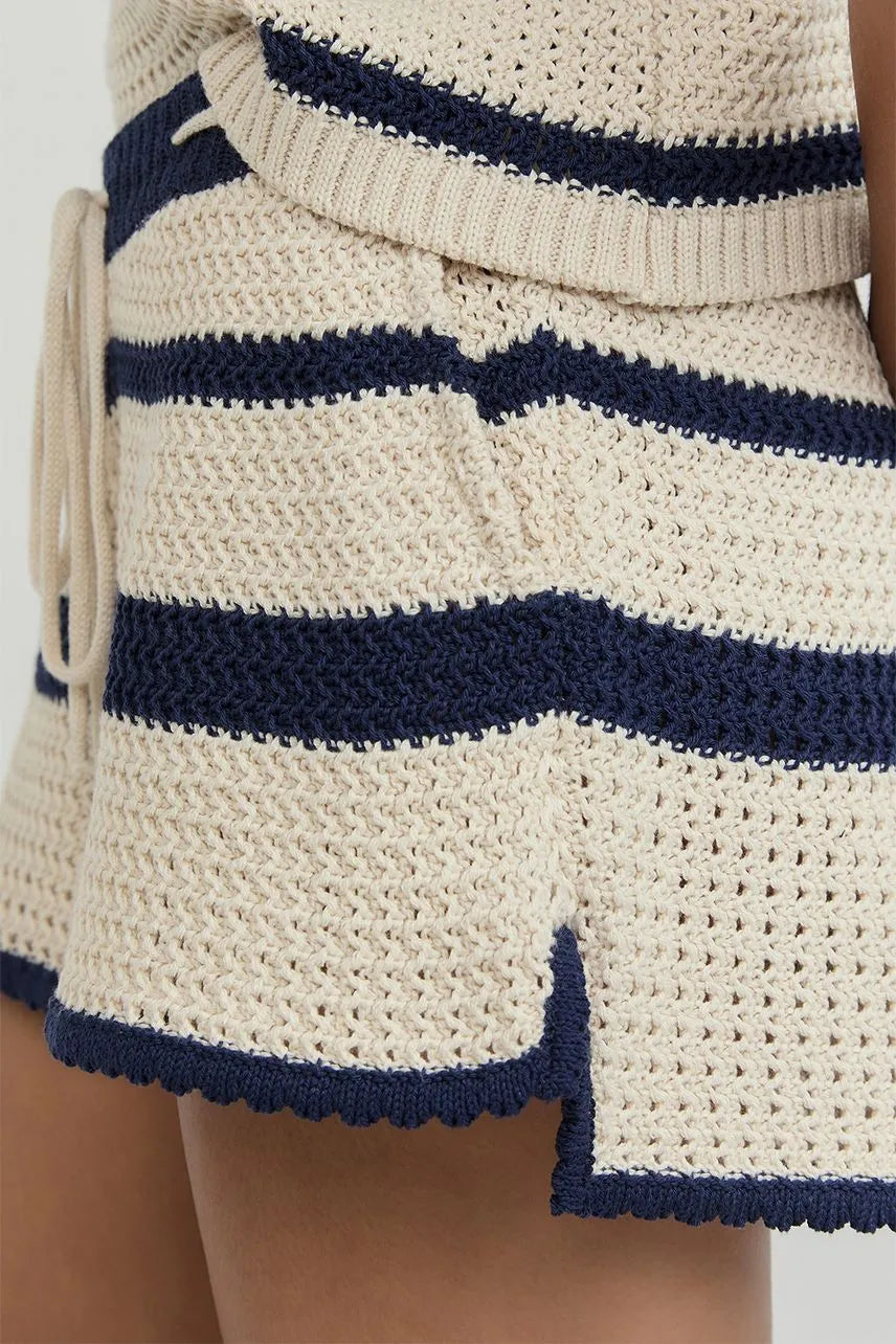 Short Tricot Aurora NV - Azul Retro