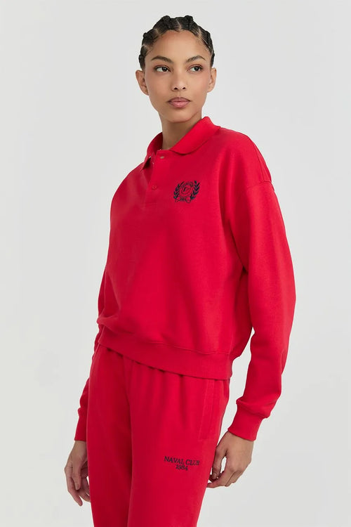 Blusa Polo Amanda - Vermelho Salsa NV