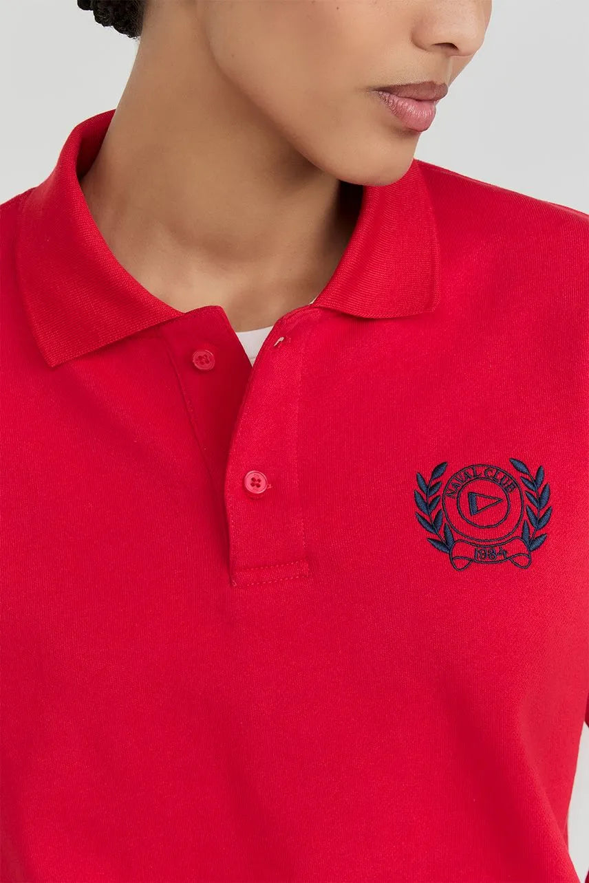 Blusa Polo Amanda - Vermelho Salsa NV