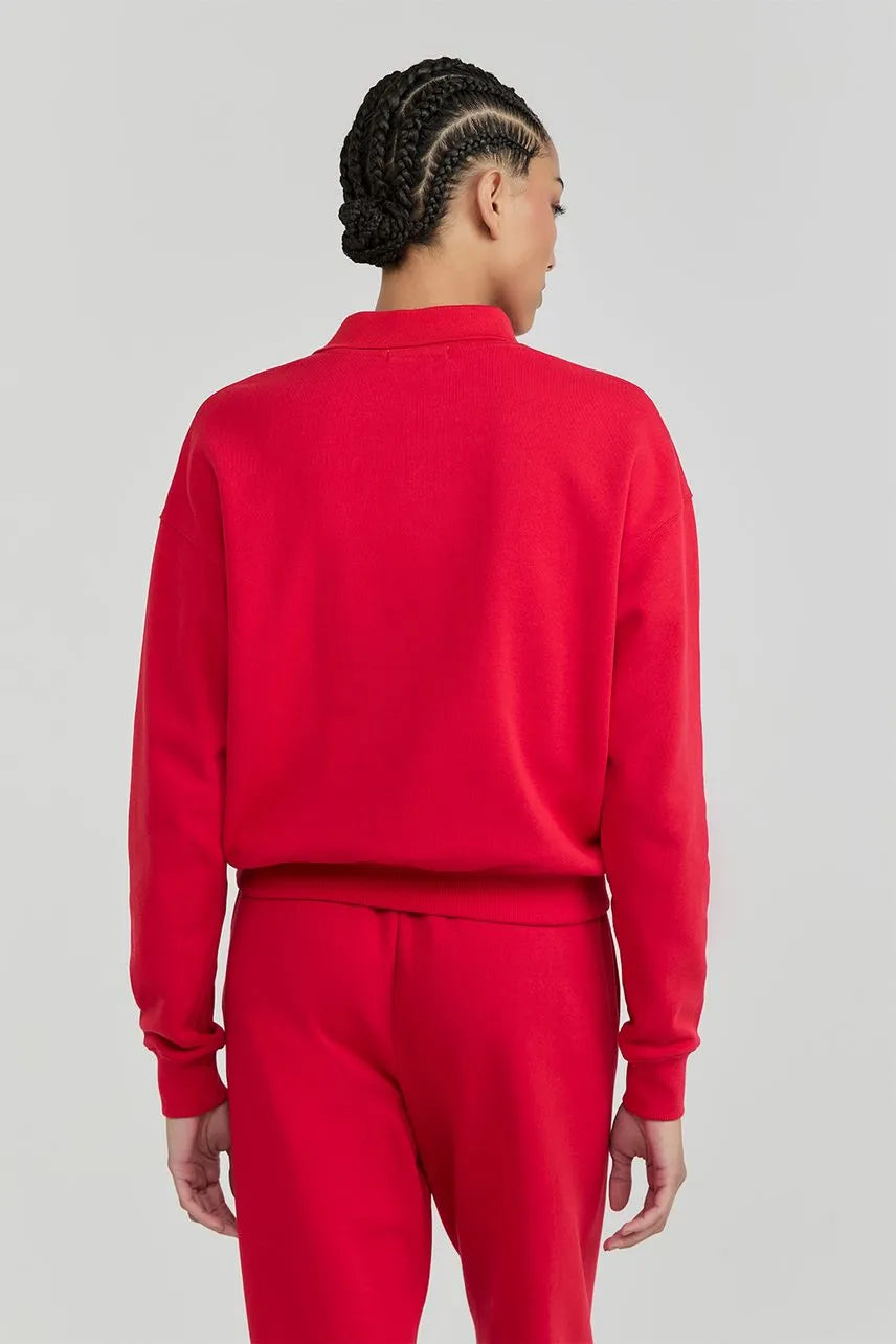 Blusa Polo Amanda - Vermelho Salsa NV