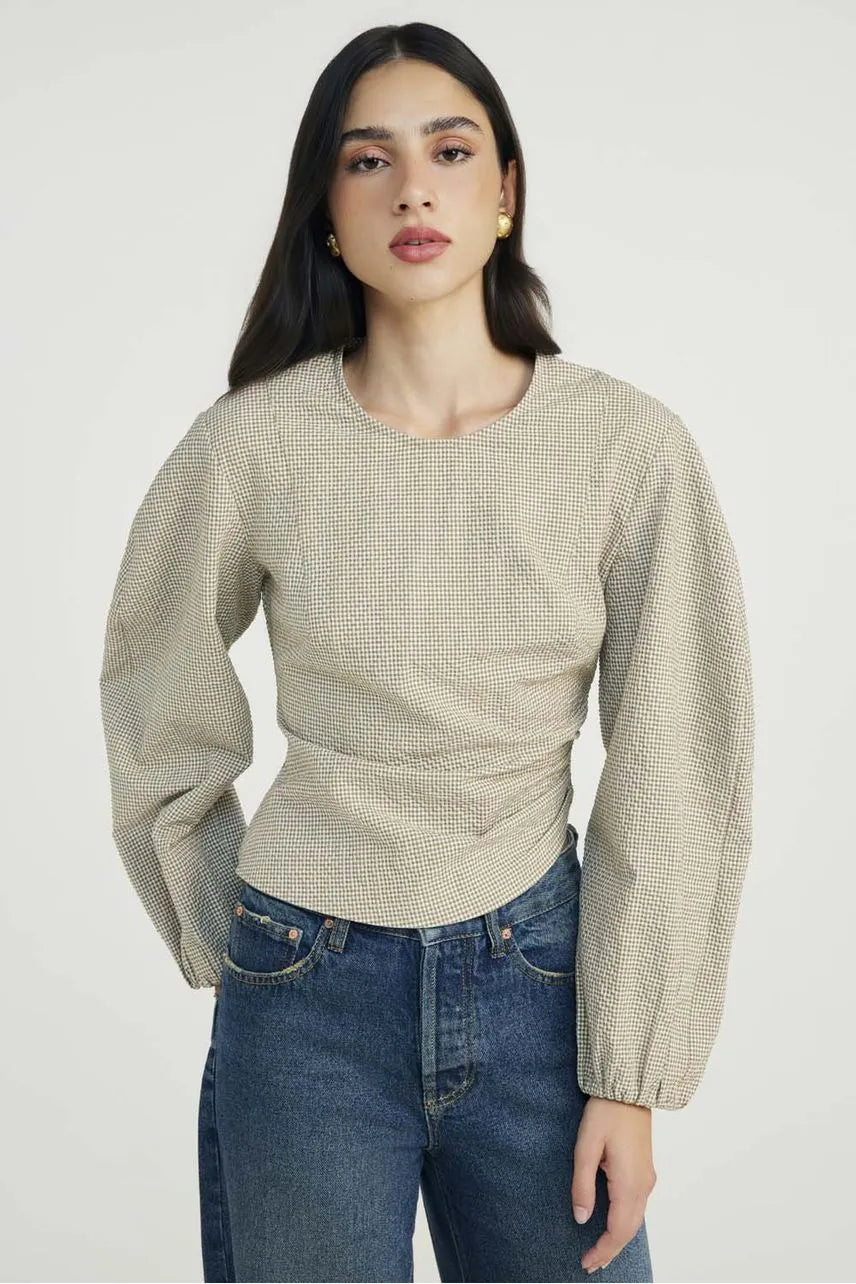 Blusa Julie - Bege Hunter NV