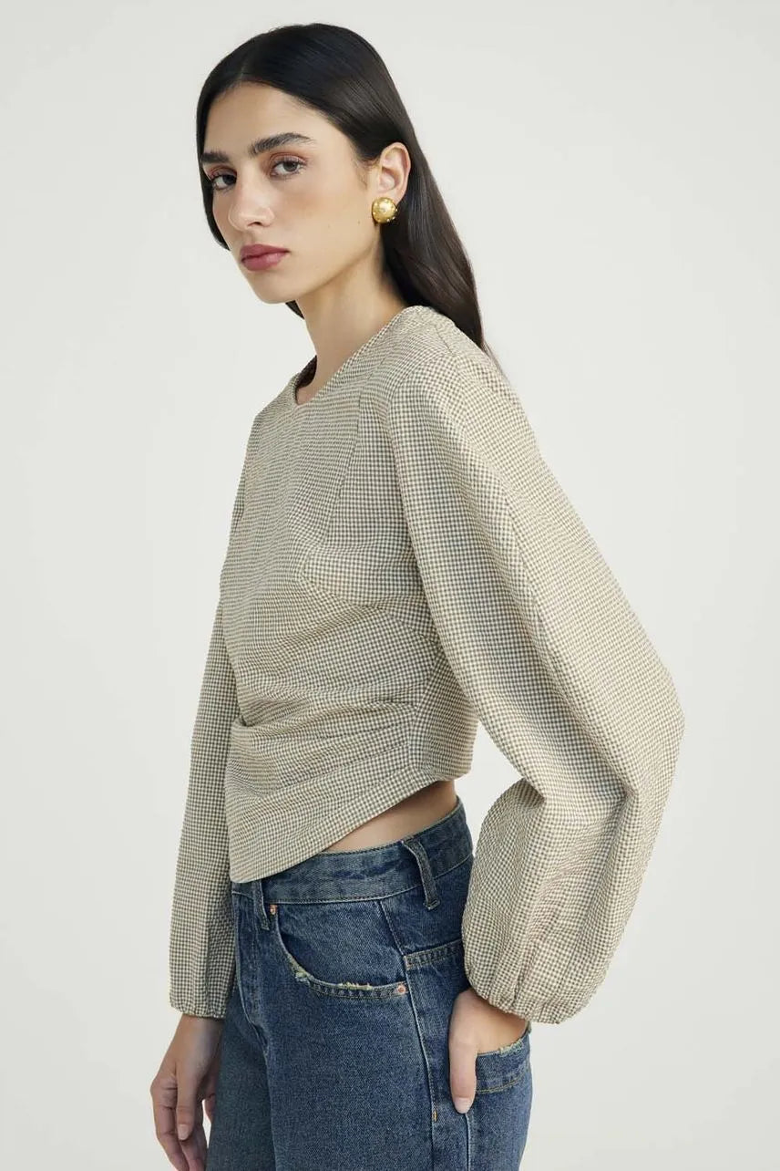 Blusa Julie - Bege Hunter NV