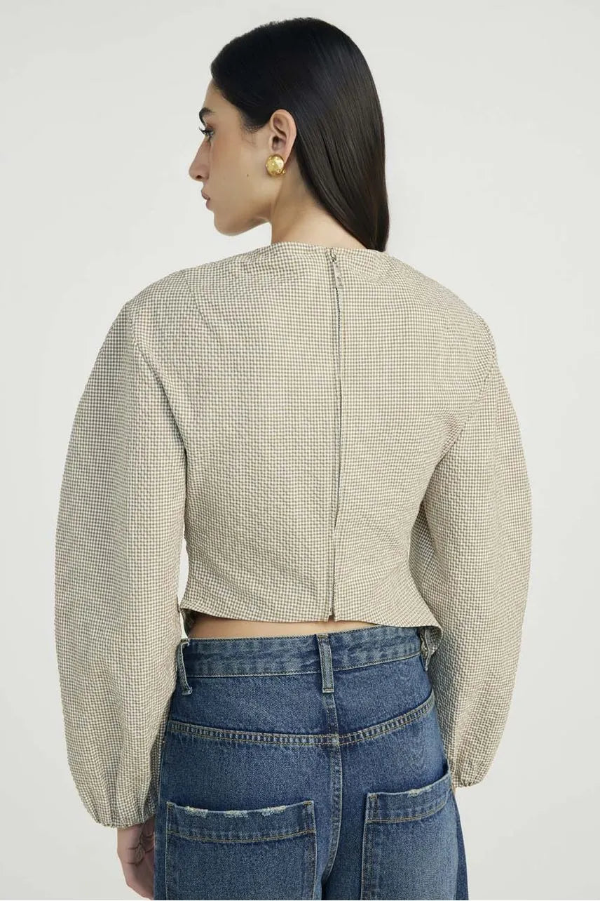 Blusa Julie - Bege Hunter NV